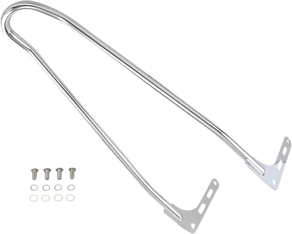 One-Piece Sissy Bar - Chrome - Lutzka's Garage