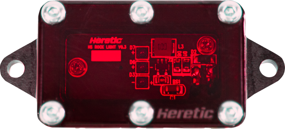 Rock Light - Red - Lutzka's Garage