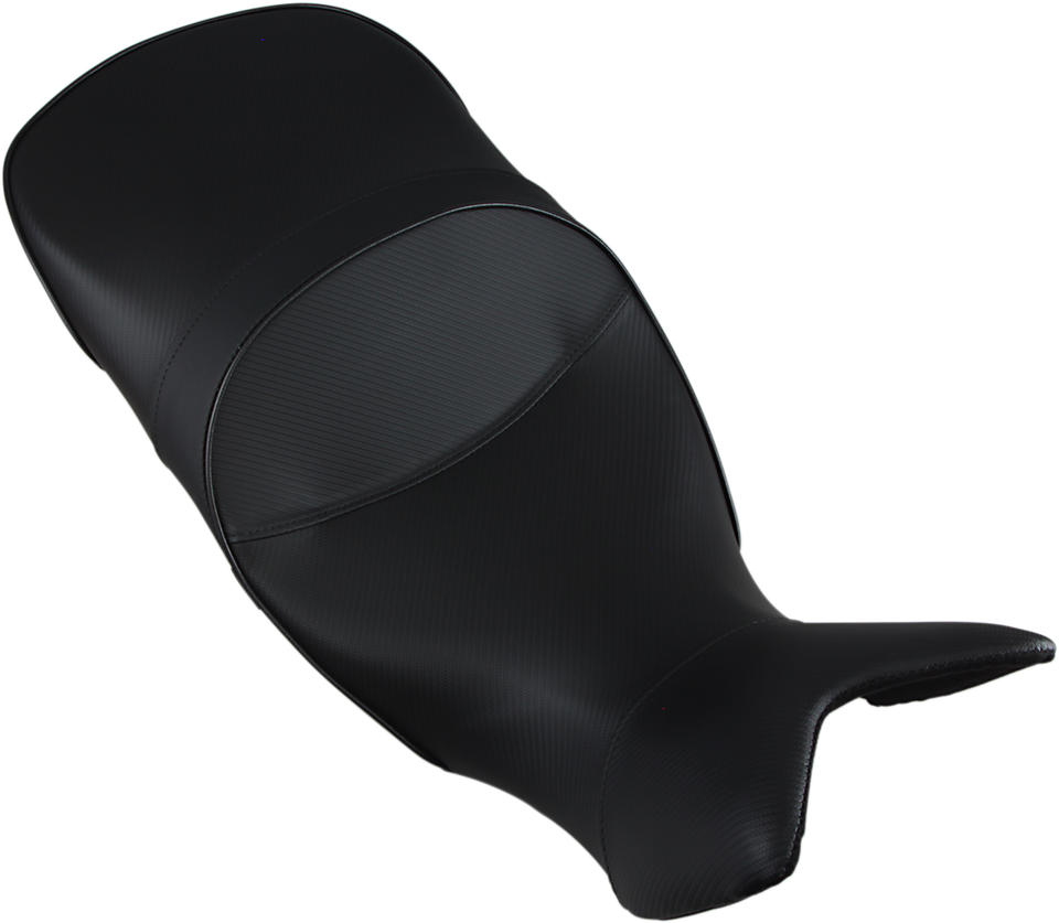 World Sport™ Performance Seat - Black - Carbon FX - Low - BMW F800 GSA 13-18 - Lutzka's Garage