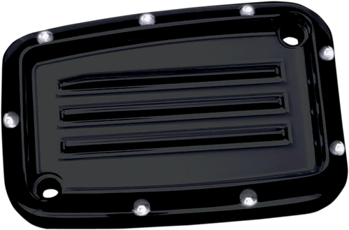 Master Cylinder Lid - Brake - Front - Dimpled - Black - Lutzka's Garage