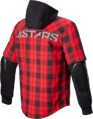 MO.ST.EQ Tartan Jacket - Red/Black - Medium - Lutzka's Garage