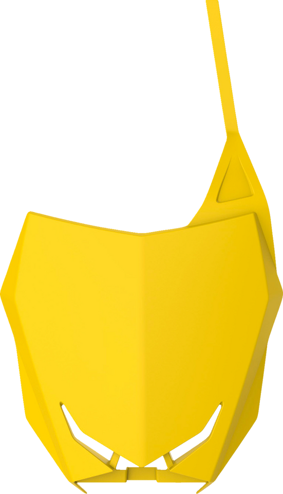 Number Plate - Restyle - Yellow - RM 125/250 - Lutzka's Garage