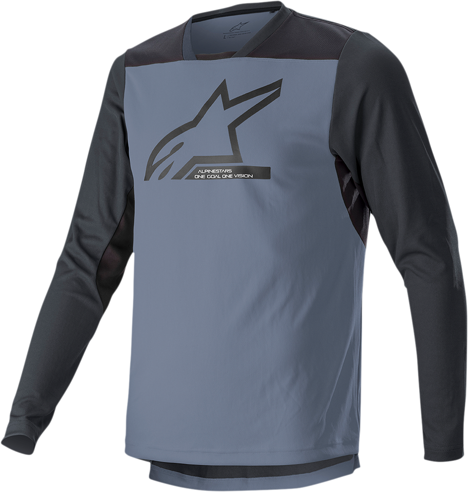Drop 6.0 V2 Long-Sleeve Jersey - Black/Gray - Small - Lutzka's Garage