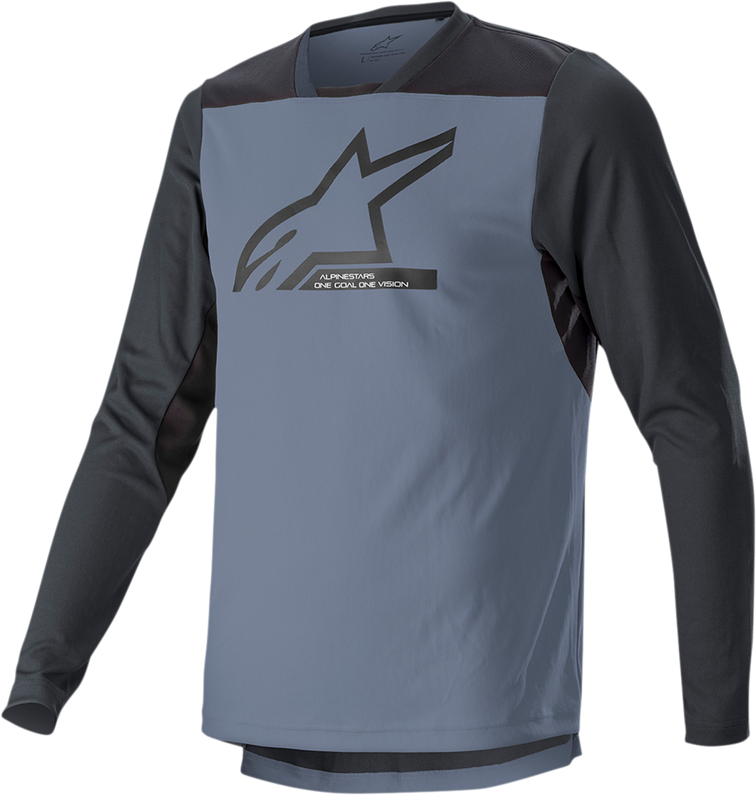 Drop 6.0 V2 Long-Sleeve Jersey - Black/Gray - Small - Lutzka's Garage