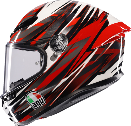 K6 S Helmet - Reeval - White/Red/Gray - Small - Lutzka's Garage