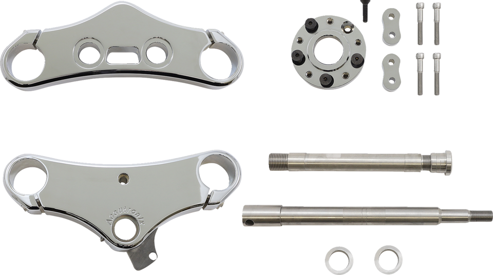 Triple Tree - 49 mm - Chrome - 5° Rake - Lutzka's Garage