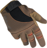 Moto Gloves - Brown/Orange - XS - Lutzka's Garage