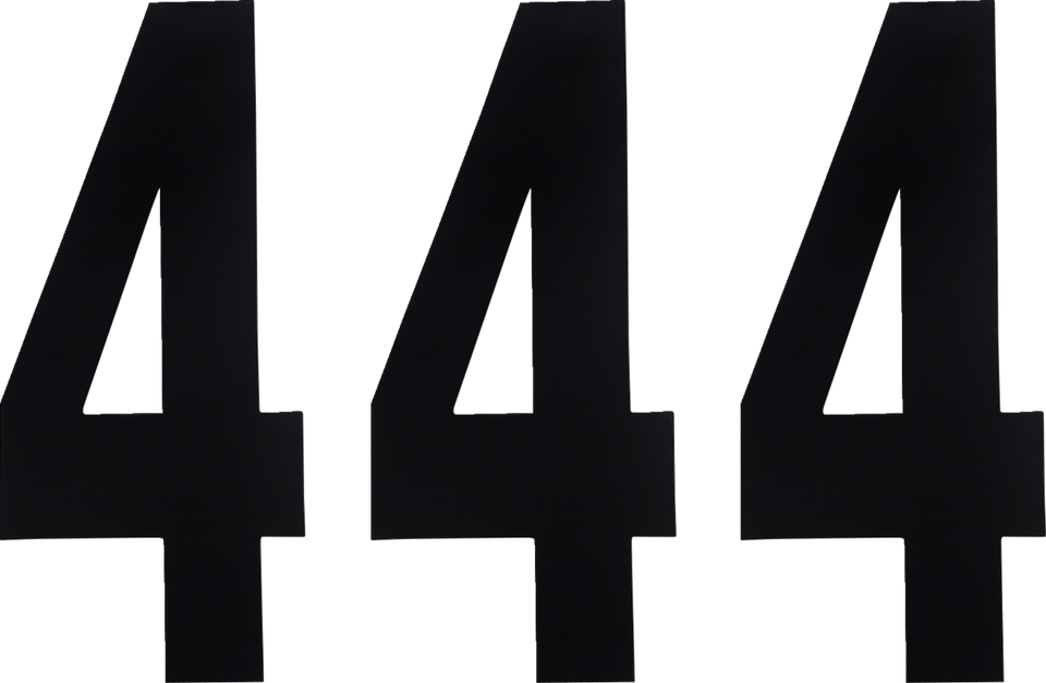 FX Number 4 - Black - 8" - Lutzka's Garage