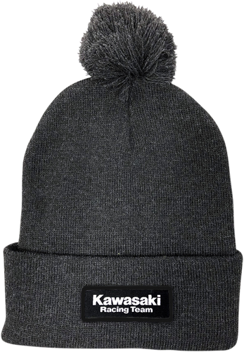 Kawasaki Pom Beanie - Charcoal - Lutzka's Garage