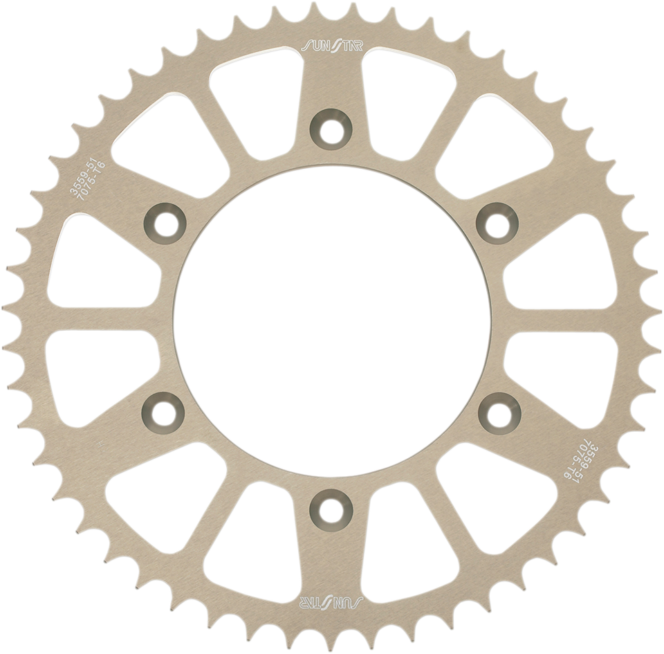 Rear Sprocket - 51 Tooth - Honda - Works/Gold - Lutzka's Garage