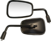 Mirror - Side View - Rectangular - Black - Left - Lutzka's Garage