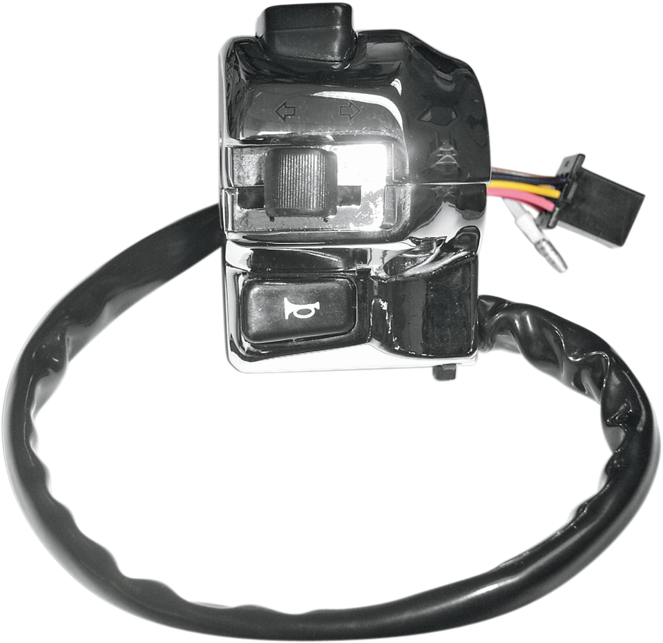 Switch - Turn Signal - Universal - Chrome - Lutzka's Garage