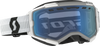Fury Snow Goggles - White - Blue - Lutzka's Garage