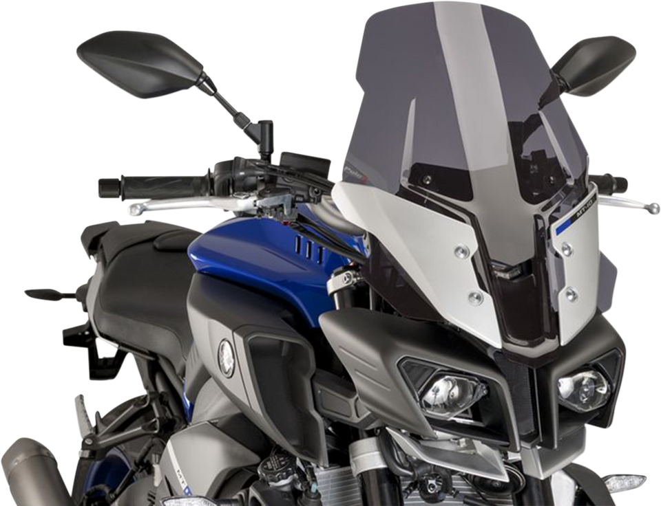 New Generation Windscreen - 19-3/4" - Dark Smoke - MT10 - Lutzka's Garage