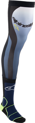 Knee Brace Socks - Navy/Black/Yellow - Small/Medium - Lutzka's Garage