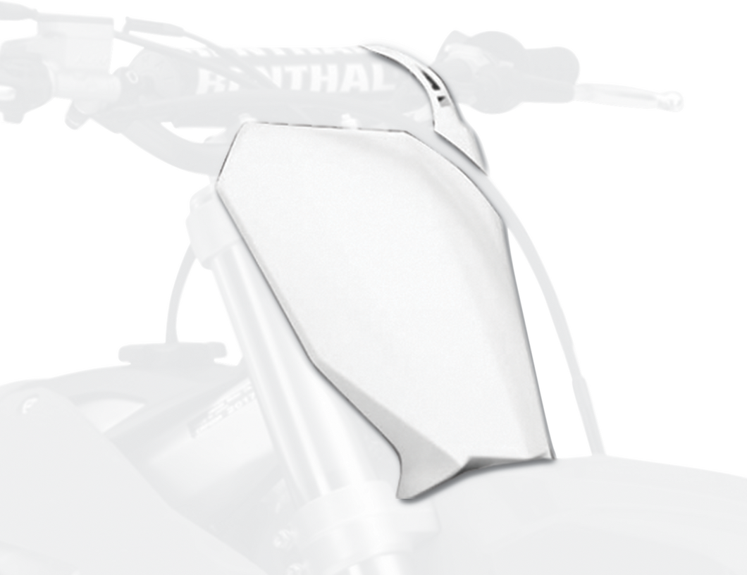 Number Plate - OEM White - Honda