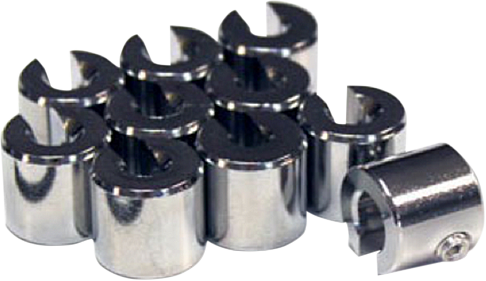 Wheel Weights - Re-Usable - 1/2 oz - Chrome - 10 Pack - Lutzka's Garage