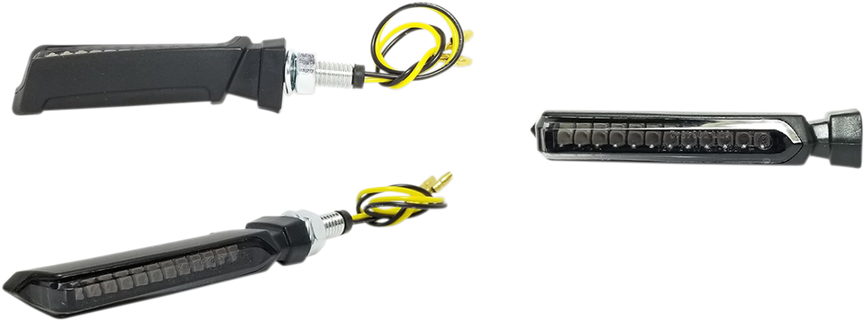 Sequential LED Marker Lights - Universal - Smoke Lens - Lutzka's Garage