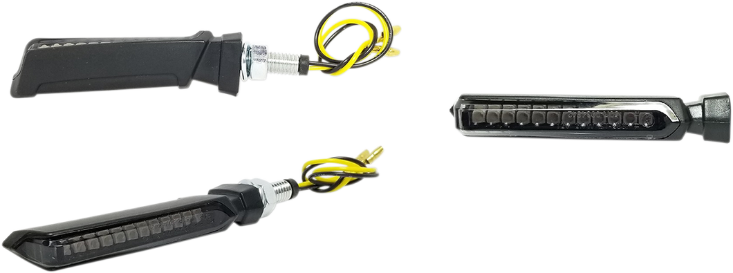 Sequential LED Marker Lights - Universal - Smoke Lens - Lutzka's Garage