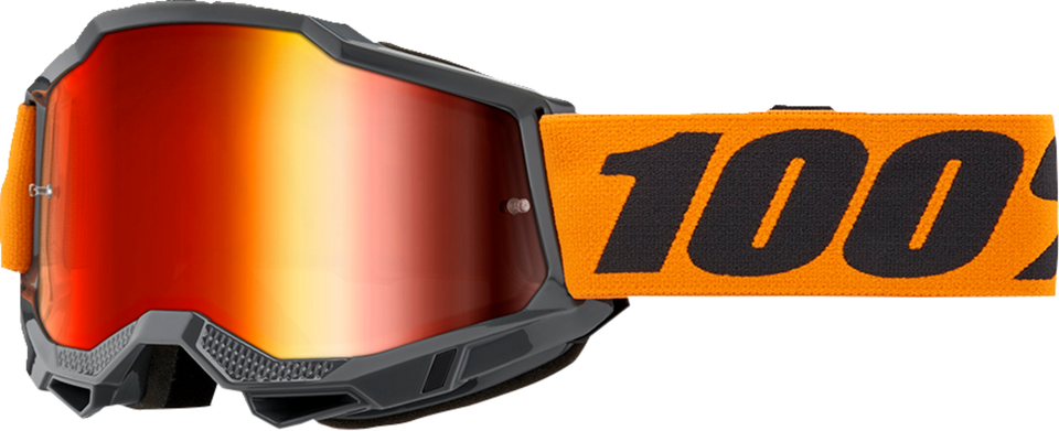 Accuri 2 Goggle - Orange - Red Mirror - Lutzka's Garage