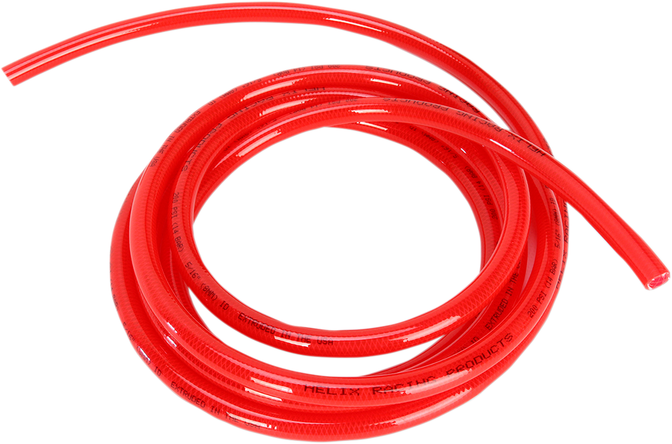 High-Pressure Fuel Line - Red - 5/16" - 10 - Lutzka's Garage