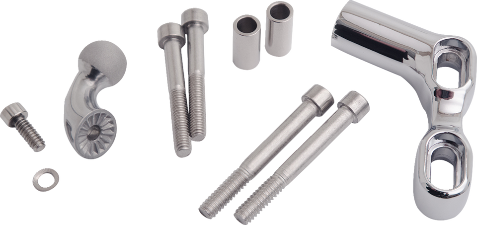 Perch Mount - Offset - Gen 2 - Chrome - Lutzka's Garage