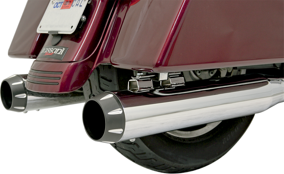 4" End Cap - Black - Fluted - Lutzka's Garage