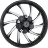 Wheel - Hurricane 3D - Front - Dual Disc/without ABS - Black - 21x3.5 - 08+ FL - Lutzka's Garage