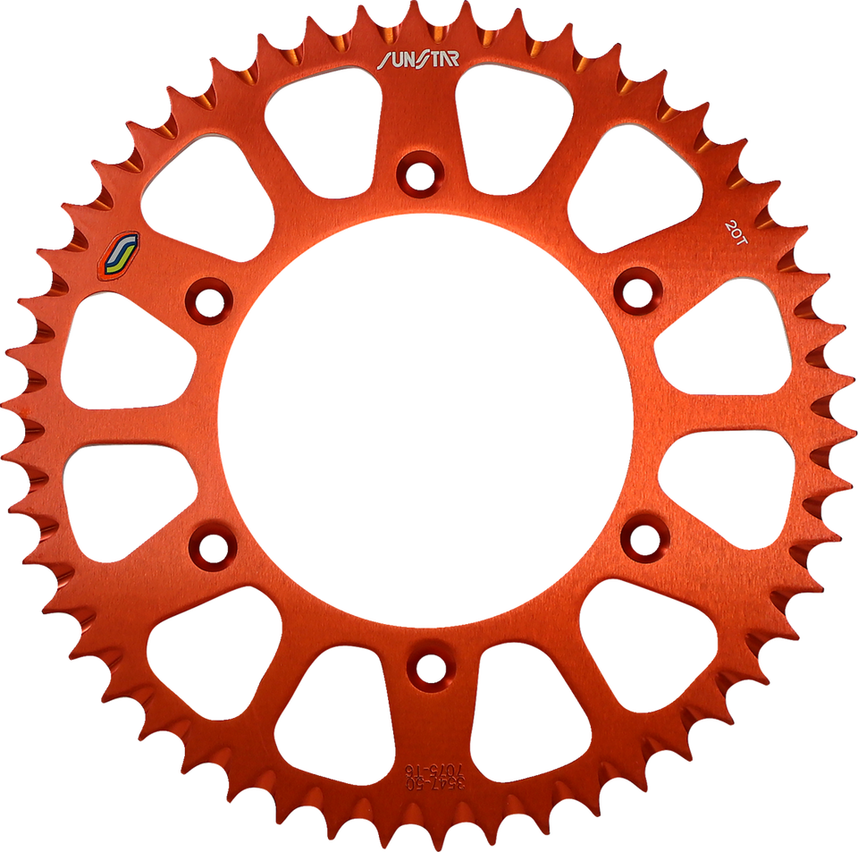 Rear Sprocket - 50 Tooth - Gas Gas/Husaberg/Husqvarna/KTM - Works/Orange - Lutzka's Garage
