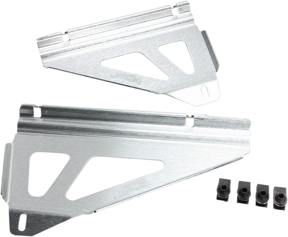 Radiator Race Brace Set - Kawasaki