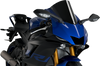 Race Windscreen - 14-1/2" - Black - YZF-R6 - Lutzka's Garage