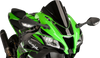 Race Windscreen - 14-1/4" - Black - ZX10R - Lutzka's Garage