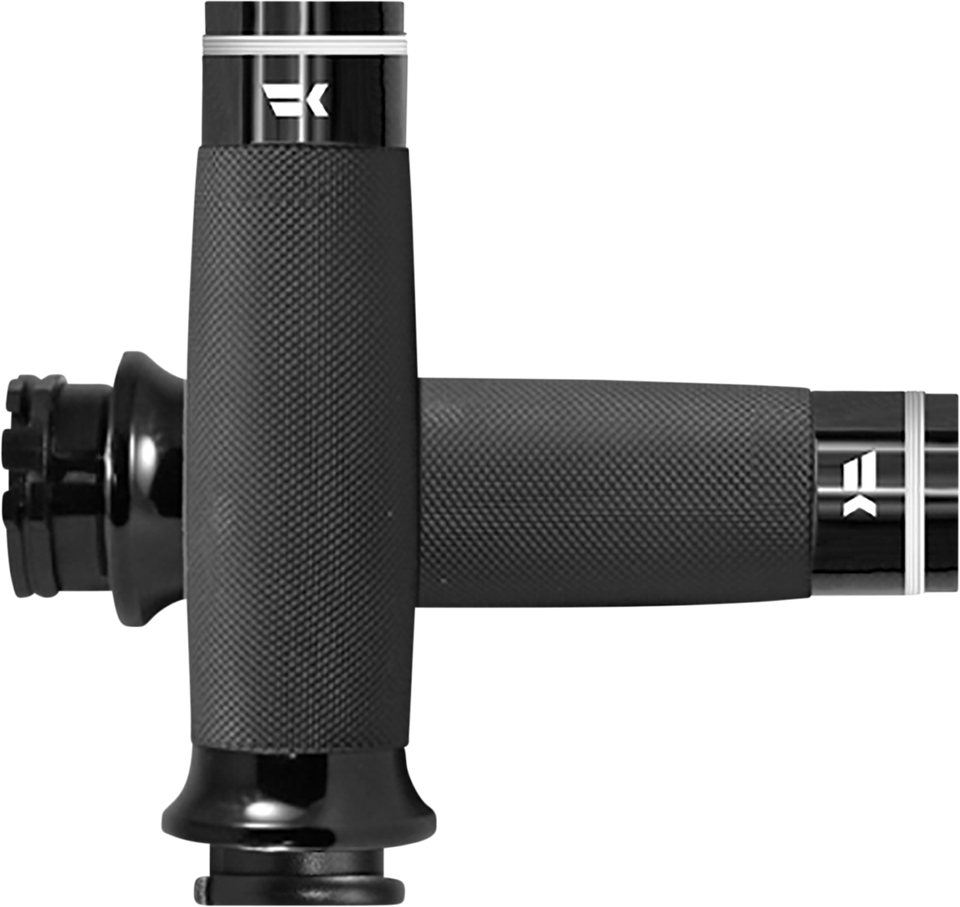 Grips - Turbine - Custom Contour - TBW - Black - Lutzka's Garage