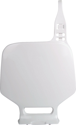 Number Plate - White - YZ 80/85 - Lutzka's Garage