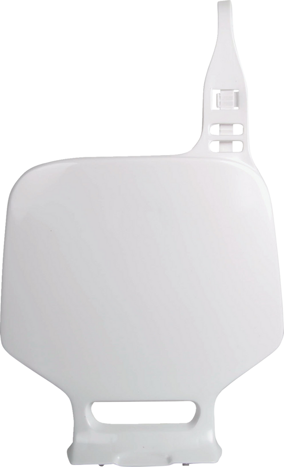 Number Plate - White - YZ 80/85 - Lutzka's Garage