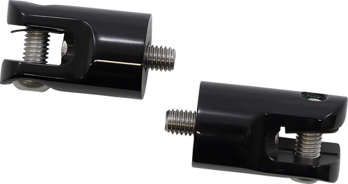 Rear Footpeg Mounts - Black - Lutzka's Garage