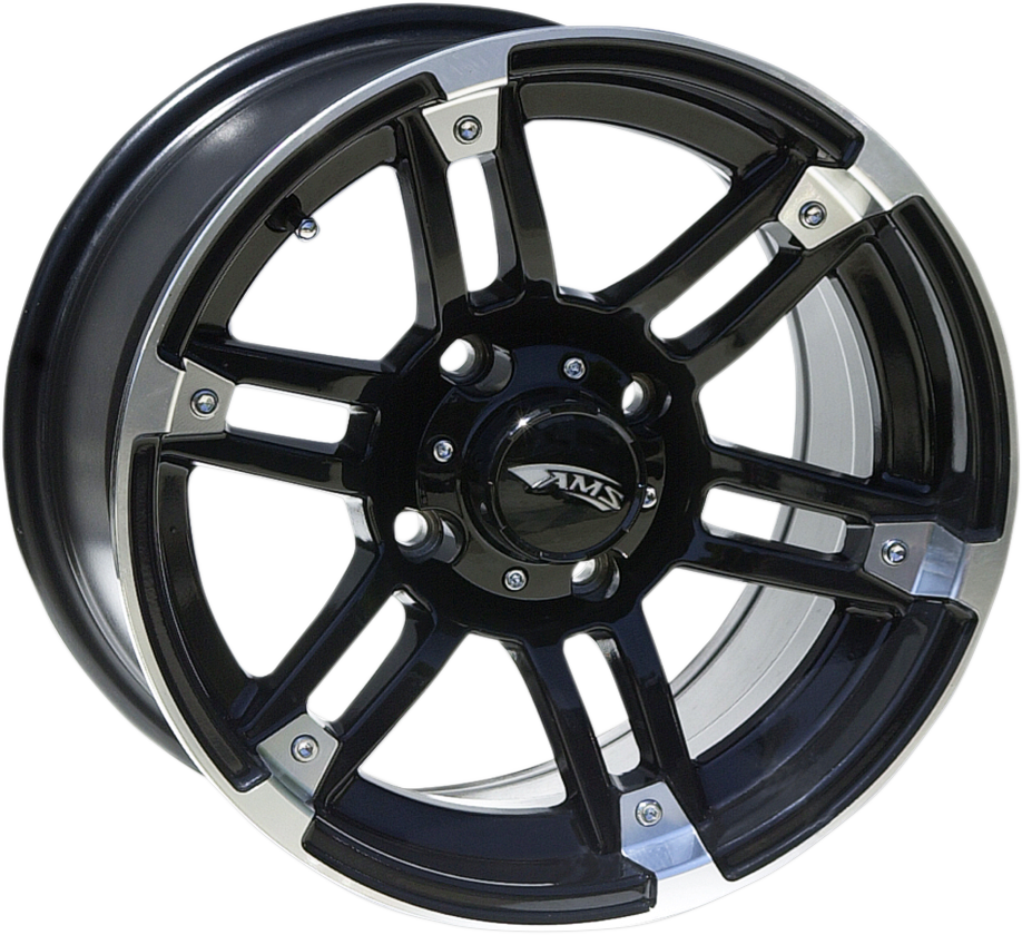 Wheel - Rolln 104 - Front/Rear - Machined Black - 15x7 - 4/137 - 5+2
