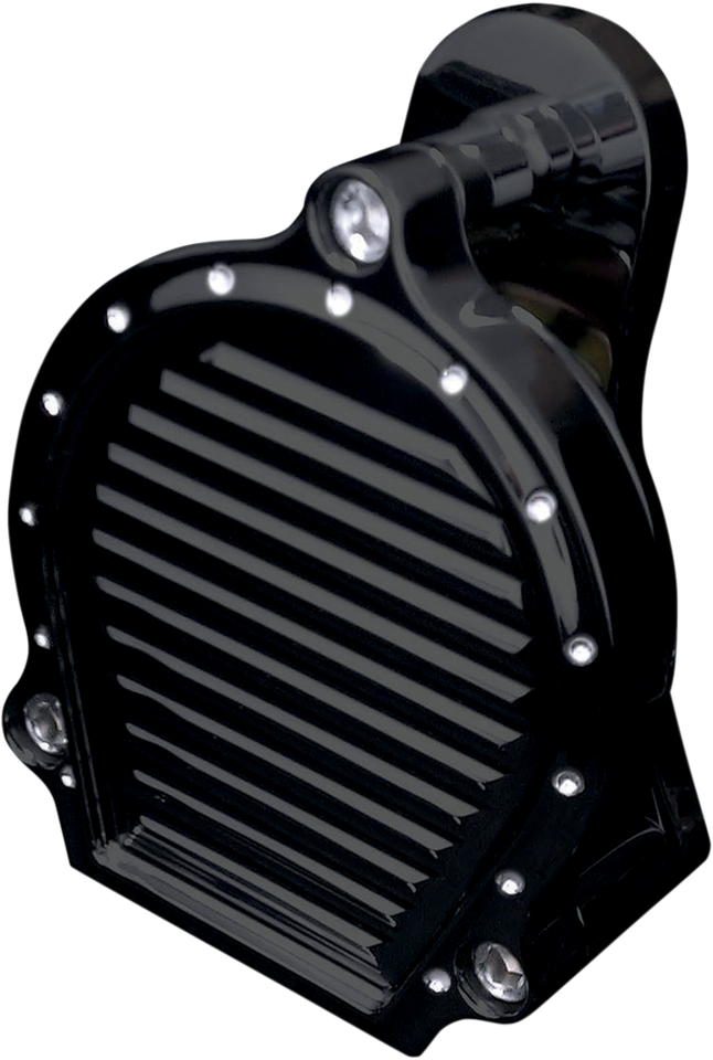 Billet Aluminum Horn - Dimpled - Black - Lutzka's Garage