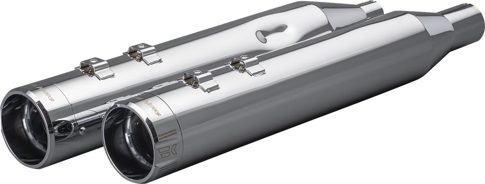 4-1/2" HP-Plus® Slip-On Mufflers - Chrome Klassic Tip