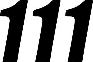 SX Plate Number - #1 - Black - 6" - Lutzka's Garage