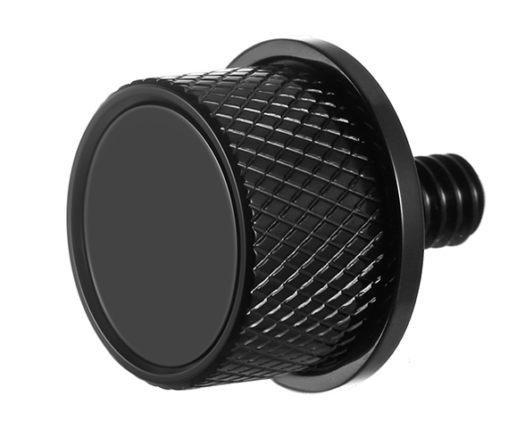 Seat Mounting Knob - Black - Smooth - Lutzka's Garage