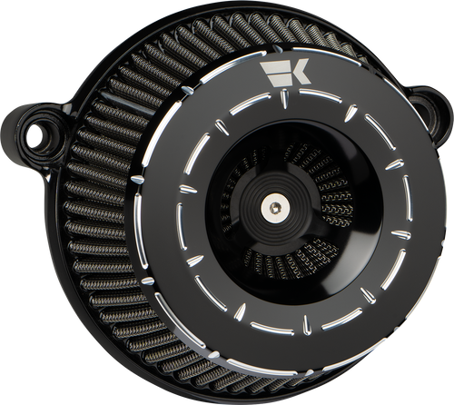 Instigator Air Cleaner - Tracer - Black - Twin Cam - Lutzka's Garage