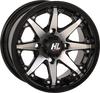 Wheel - HL10 - Front/Rear - Gloss Black w/Machined - 12x7 - 4/110 - 4+3