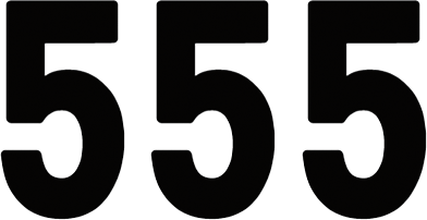 Mini Pro Number 5 - Black - 4" - Lutzka's Garage