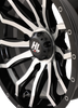 Wheel - HL21 - Front/Rear - Gloss Black w/Machined - 14x7 - 4/137 - 4+3 (+10 mm)