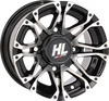Wheel - HL3 - Rear - Gloss Black w/Machined - 12x7 - 4/110 - 2+5 (-47 mm)