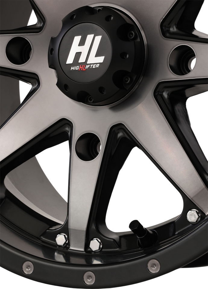 Wheel - HL10 - Front/Rear - Matte Black/Smoke - 14x7 - 4/110 - 5+2 (+30 mm)