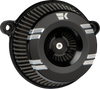 Instigator Air Cleaner - Klassic - Black - Twin Cam - Lutzka's Garage
