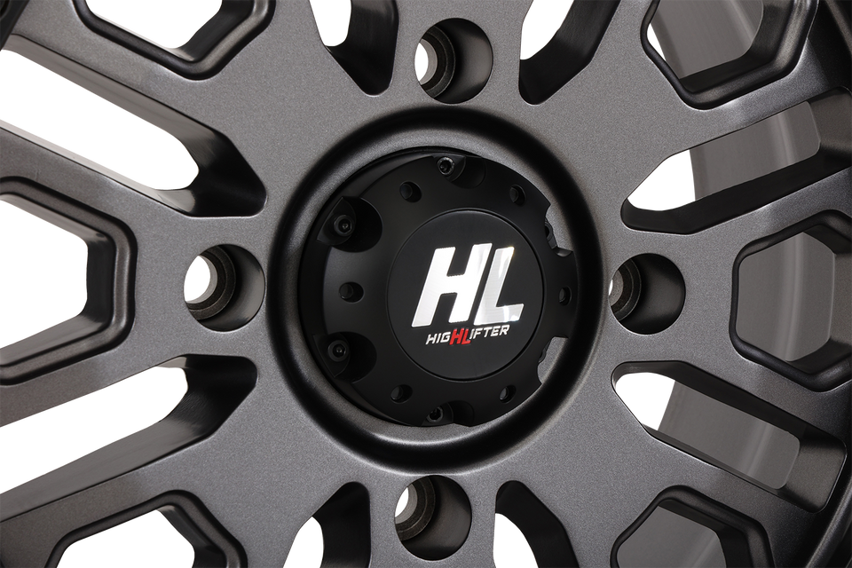 Wheel - HL23 Beadlock - Front/Rear - Gun Metal Gray - 15x7 - 4/137 - 5+2 (+38 mm)