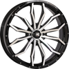 Wheel - HL21 - Front/Rear - Gloss Black w/Machined - 24x7 - 5/4.5 - 4+3 (+10 mm)